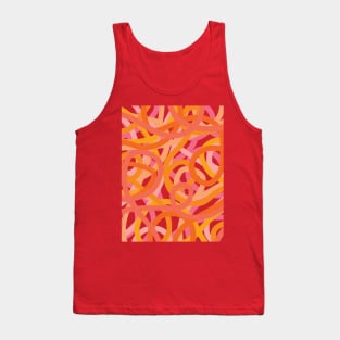 Abstract Pencil Tank Top